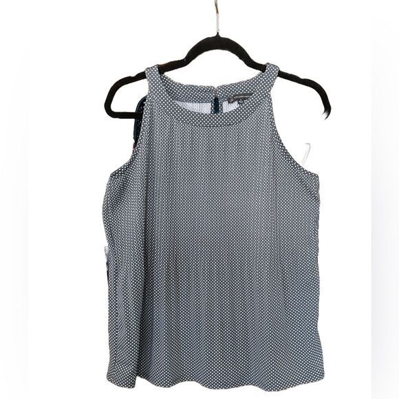 Adrianna Papell Tops - Adrianna Papell Sleeveless, Pleated Halter Top/Blouse Size S